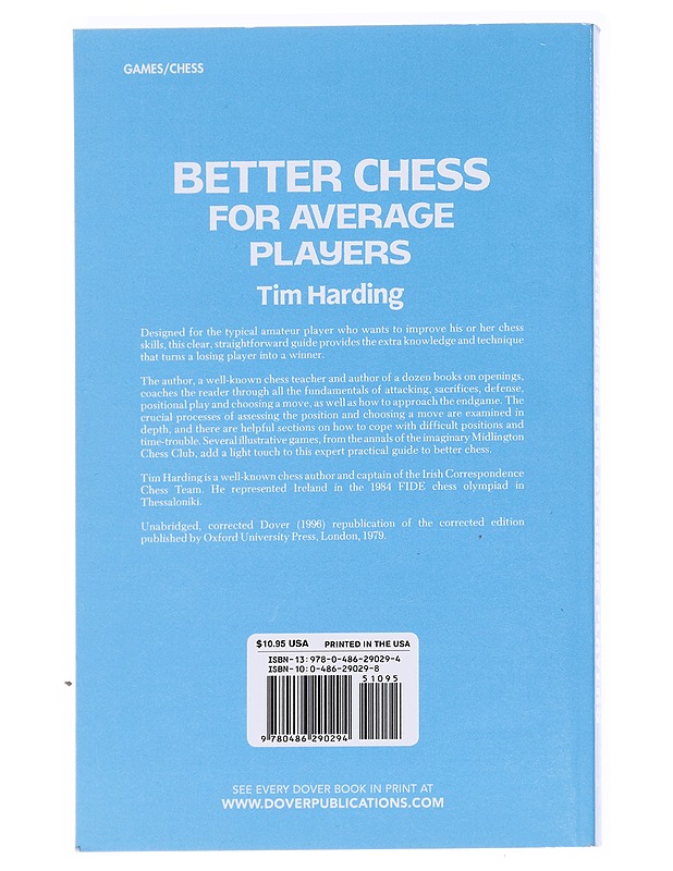 Better Chess for Average  Players - Tim Harding  - Tietokirjat ja oppaat - 10105627914 - 1