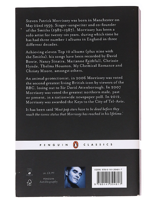 Autobiography - Morrissey - Elämäkerrat ja muistelmat - 10105627915 - 1