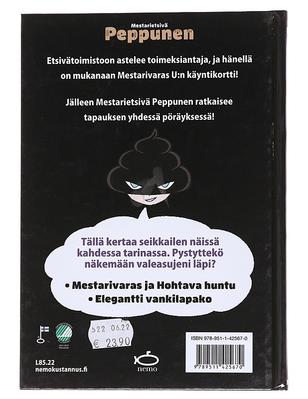 Mestarietsivä Peppunen : Mestarivaras ja Hohtava huntu - Troll - Lastenkirjat - 10105627946 - 1