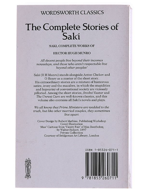 Collected short stories of Saki - Hector Hugh Munro - Romaanit ja novellit - 10105627975 - 1
