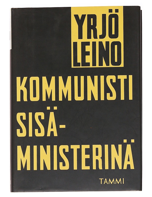 Kommunisti sisäministerinä - Yrjö Leino - Historiakirjat - 10105627982 - 0