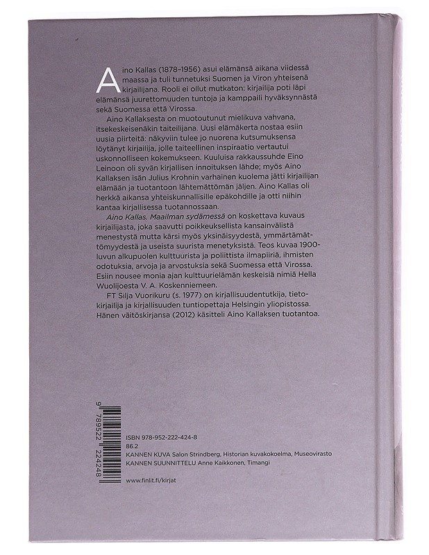 Aino Kallas / maailman sydämessä - Silja Vuorikuru - Elämäkerrat ja muistelmat - 10105628004 - 1