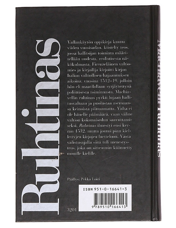 Ruhtinas - Machiavelli, Niccolò - Tietokirjat ja oppaat - 10105628007 - 1