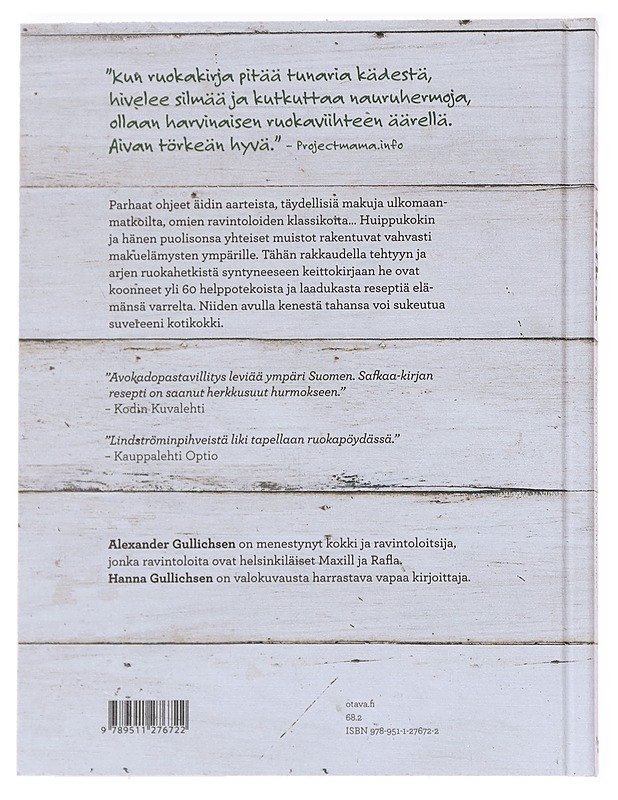 Safkaa / parempaa arkiruokaa - Gullichsen, Alexander - Ruokakirjat - 10105628016 - 1