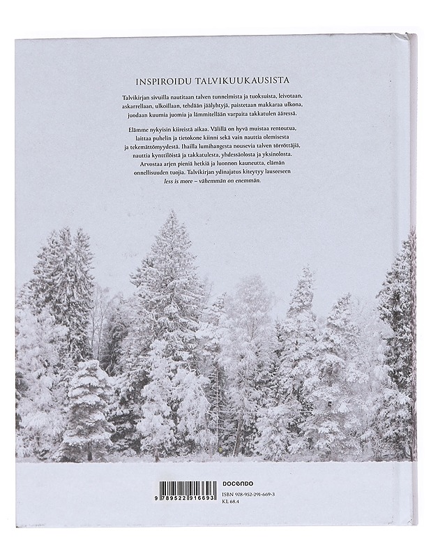 Talvikirja / inspiroidu ja nauti talvikuukausista - Tiensuu, Maija - Joulukirjat - 10105628018 - 1