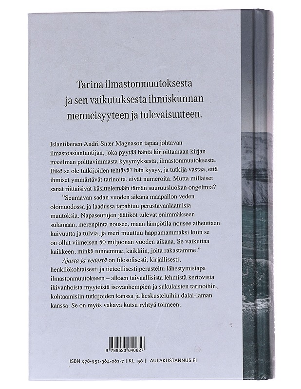 Ajasta ja vedestä - Andri Snær Magnason - Tietokirjat ja oppaat - 10105628038 - 1