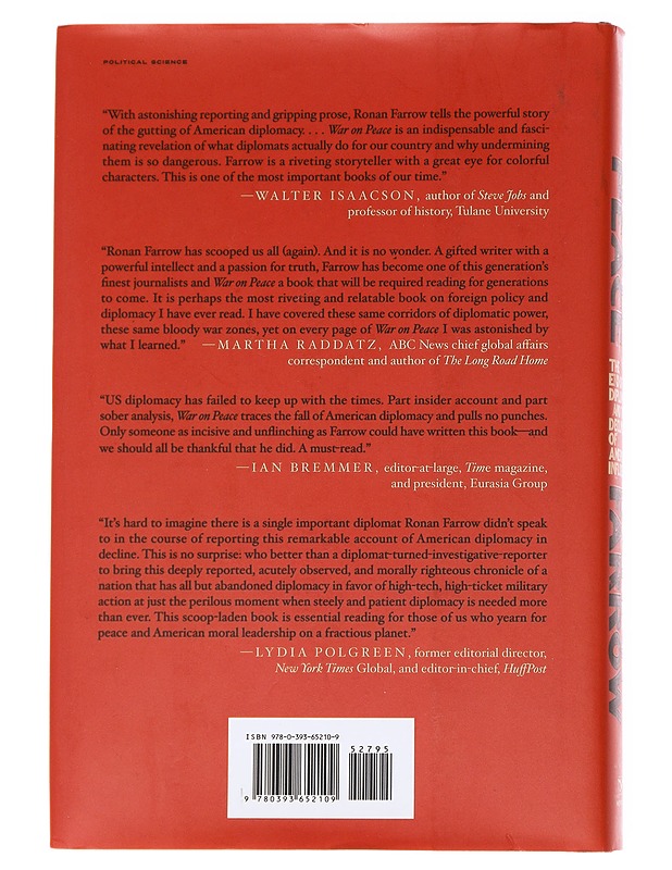 War on peace : the end of diplomacy and the decline of American influence  - Farrow, Ronan, - Tietokirjat - 10105628052 - 1