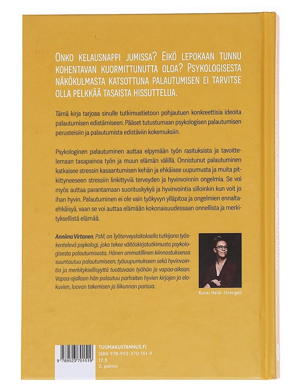 Psykologinen palautuminen - Anniina Virtanen - Tietokirjat ja oppaat - 10105628085 - 1