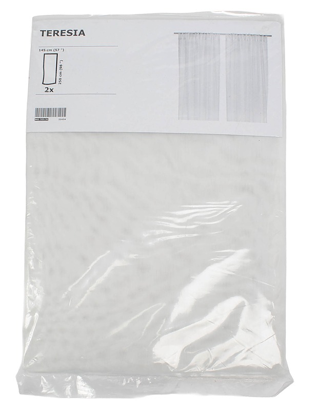 IKEA Teresia ohuet verhot, 145x250 cm, 2 kpl - Verhot ja kapat - 10105628192 - 0