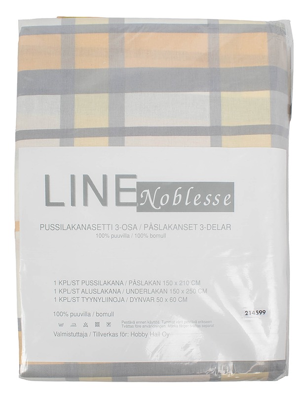 LINE Noblesse pussilakanasetti, 3 osaa - Liinavaatteet - 10105628234 - 0