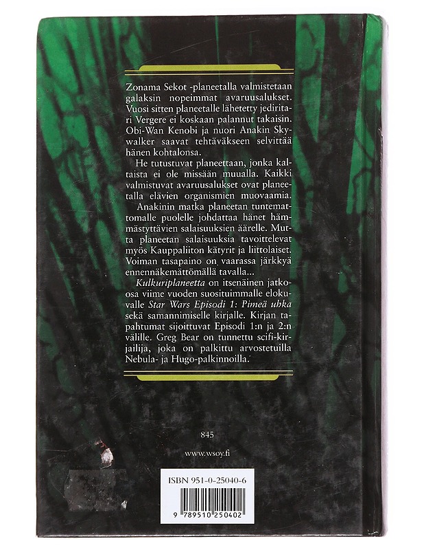 Star Wars :Kulkuriplaneetta - Greg Bear - Fantasia- ja scifi - 10105628247 - 1