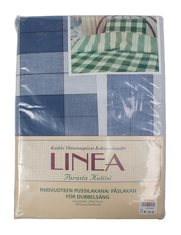 LINEA parivuoteen pussilakana, 240x210 cm - Liinavaatteet - 10105628268 - 0