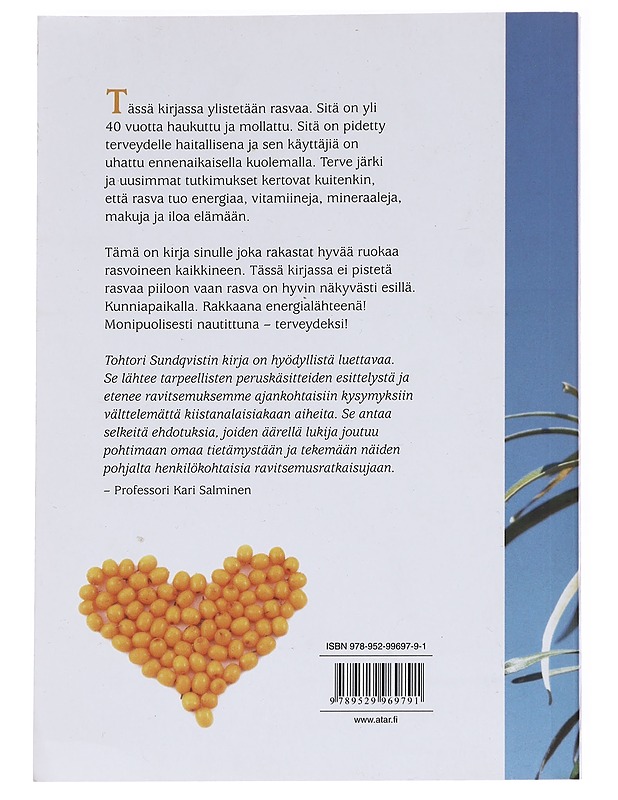 PaRas ruokavalio / luonnolliset rasvat kunniaan! - Christer Sundqvist - Tietokirjat ja oppaat - 10105628316 - 1