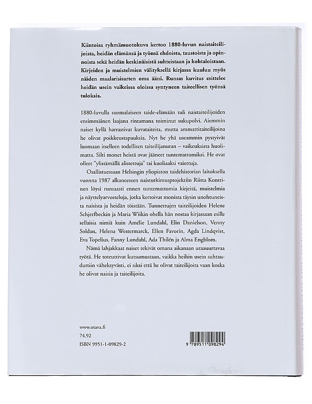 Suomalaisia naistaiteilijoita 1880-luvulta - Riitta Konttinen - Taide- ja kulttuurikirjat - 10105628326 - 1