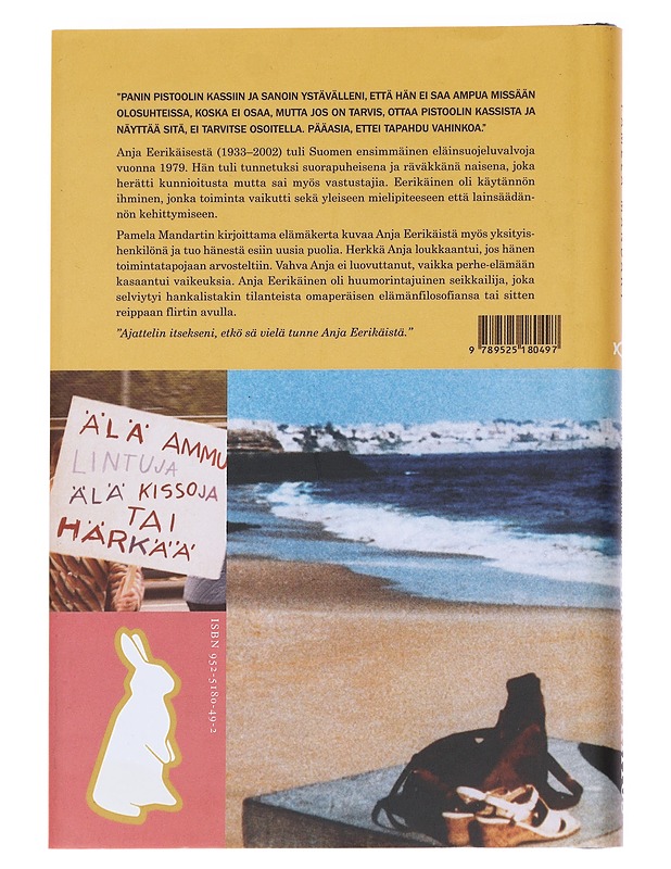 Eläimille kiitos / Anja Eerikäisen elämäkerta - Pamela Mandart - Elämäkerrat ja muistelmat - 10105628325 - 1