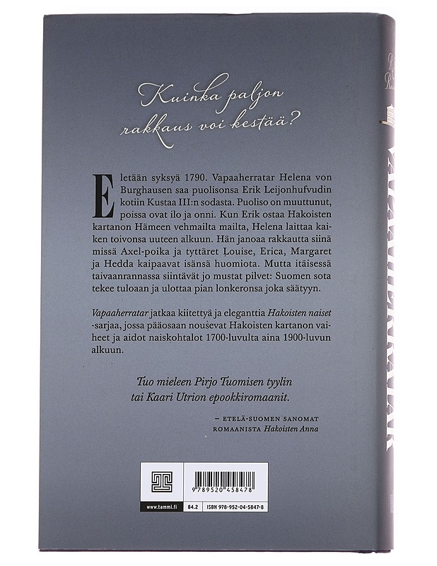 Vapaaherratar - R.M. Rosenberg - Kaunokirjallisuus - 10105628366 - 1