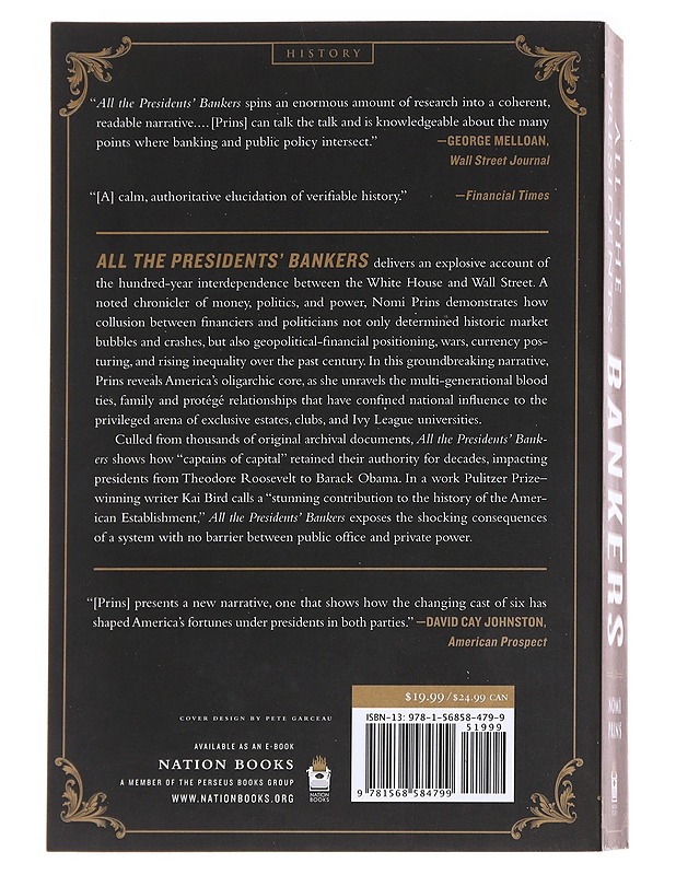 All the president's bankers - Nomi Prins - Harrastekirjat - 10105628377 - 1
