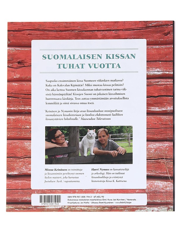 Kissojen Suomi / katit historian poluilla - Keinänen, Minna - Tietokirjat ja oppaat - 10105628376 - 1