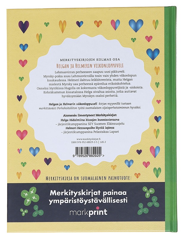 Helgan ja Helmerin viikonloppuveli - Kangas, Terhi - Lastenkirjat - 10105628394 - 1