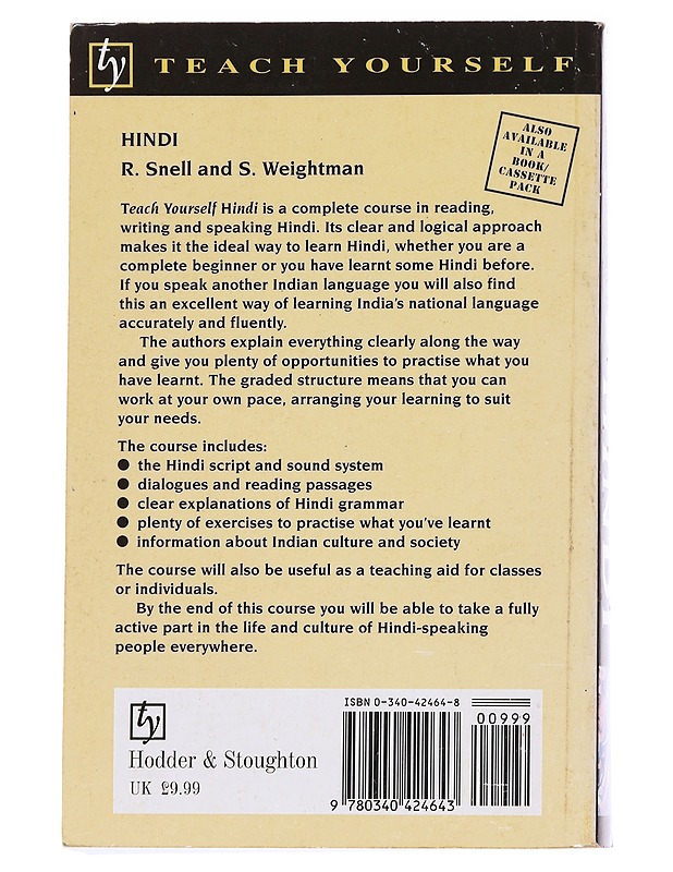 Hindi - Rupert Snell - Tietokirjat ja oppaat - 10105628424 - 1