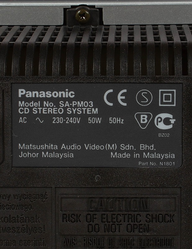 PANASONIC SA-PM03 CD-stereojärjestelmä - Audio - 10105628426 - 2