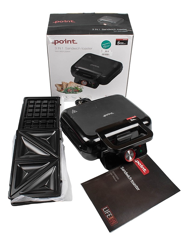 POINT POSM5000 3-in-1 -voileipägrilli - Kodinkoneet - 10105628430 - 0