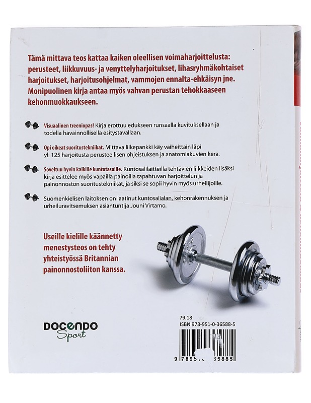 Voimaharjoittelu & kehonmuokkaus - Virtamo, Jouni - Tietokirjat ja oppaat - 10105628506 - 1