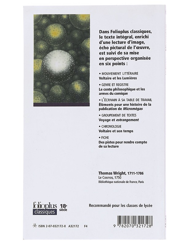Micromégas : histoire philosophique - Voltaire - Fantasia- ja scifi - 10105628508 - 1