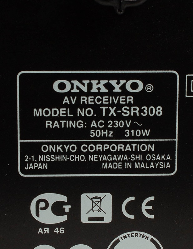 ONKYO TX-SR308 -kotiteatterivahvistin  - Muu elektroniikka - 10105628573 - 3