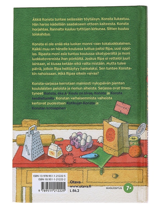 Konsta, tokaluokkalainen - Kallioniemi, Tuula - Lastenkirjat - 10105628577 - 1