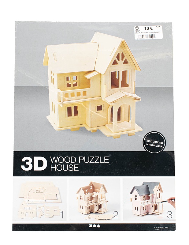 CREATIV COMPANY 3D palapeli talo - Lasten lelut - 10105628602 - 0