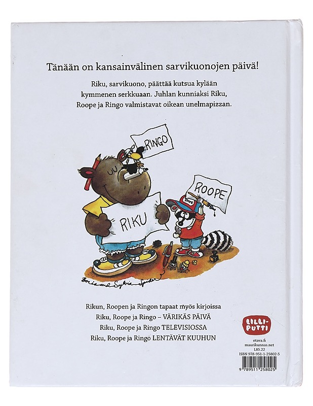 Riku, Roope ja Ringo - Kunnas, Tarja - Lastenkirjat - 10105628627 - 1