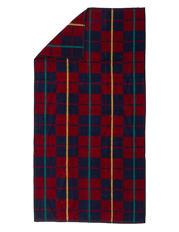 Ruudullinen pyyhe, 75x140 cm - Pyyhkeet - 10105628643 - 0