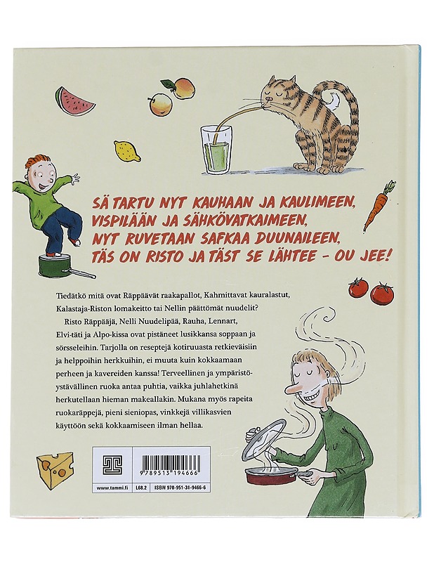 Risto Räppääjä kauhan varressa  - Nopola, Sinikka - Lastenkirjat - 10105628669 - 1