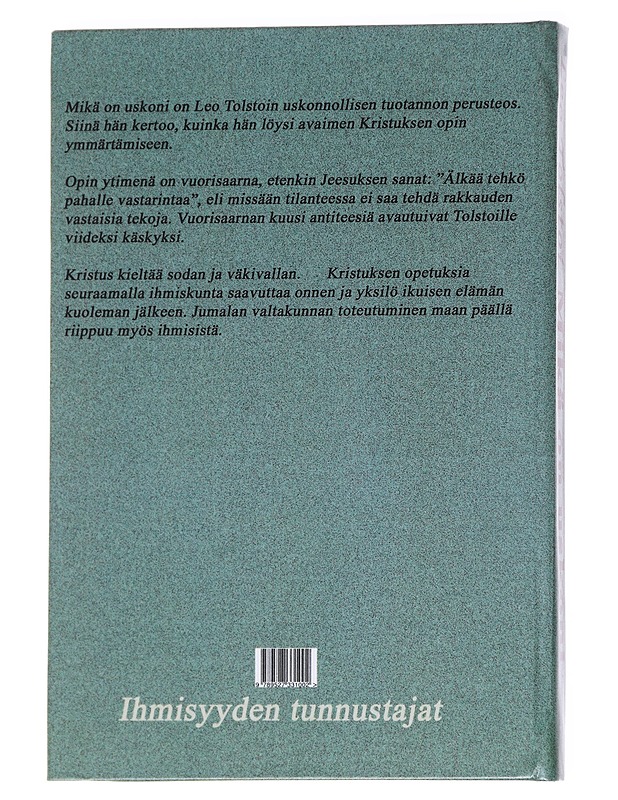 Mikä on uskoni - Tolstoi, Leo - Kirja lahjaksi - 10105628689 - 1