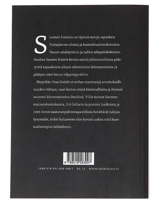 Huuhaa-Suomen historia - Vesa Sisättö - Historiakirjat - 10105628713 - 1