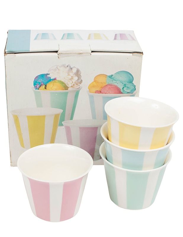 SIAKI COLLECTION jäätelökupit, 4 kpl - Lautaset ja kulhot - 10105628772 - 0