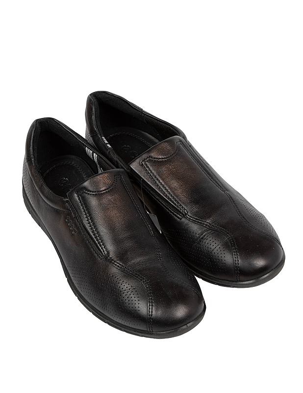 ECCO mustat slip-on kengät, 40 - Naisten kävelykengät ja tennarit - 10105628775 - 0