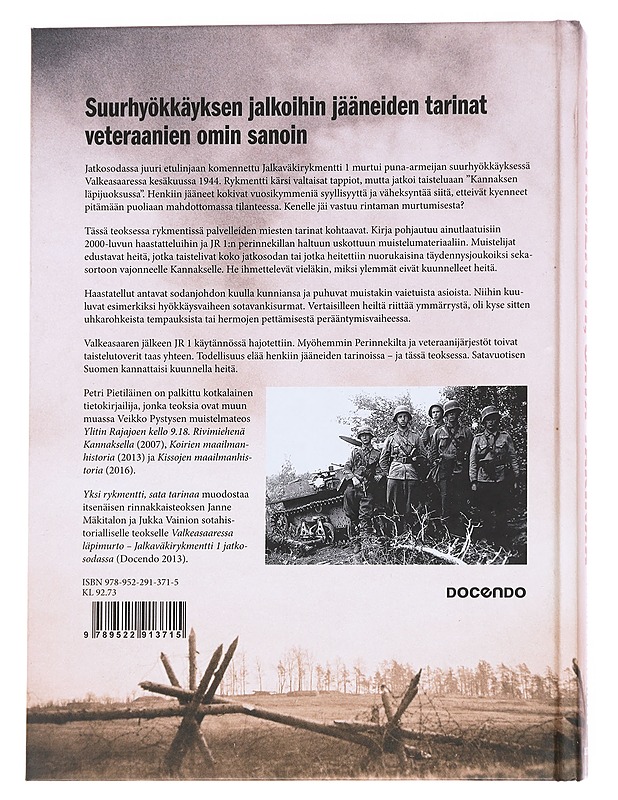 Yksi rykmentti, sata tarinaa  - Petri Pietiläinen - Historiakirjat - 10105628782 - 1