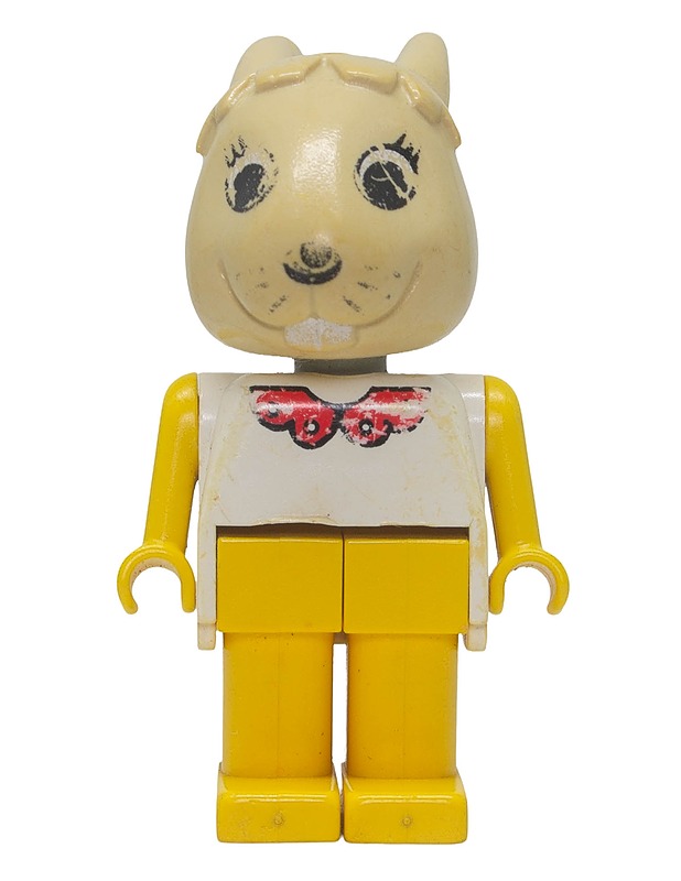 LEGO Fabuland Bonnie Pupu, punainen kaulus, minifiguuri - Lasten figuurit - 10105628811 - 0