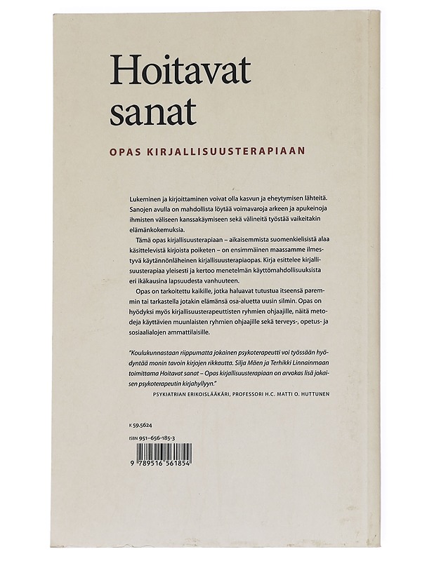 Hoitavat sanat : opas kirjallisuusterapiaan - Mäki, Silja - Tietokirjat ja oppaat - 10105628928 - 1