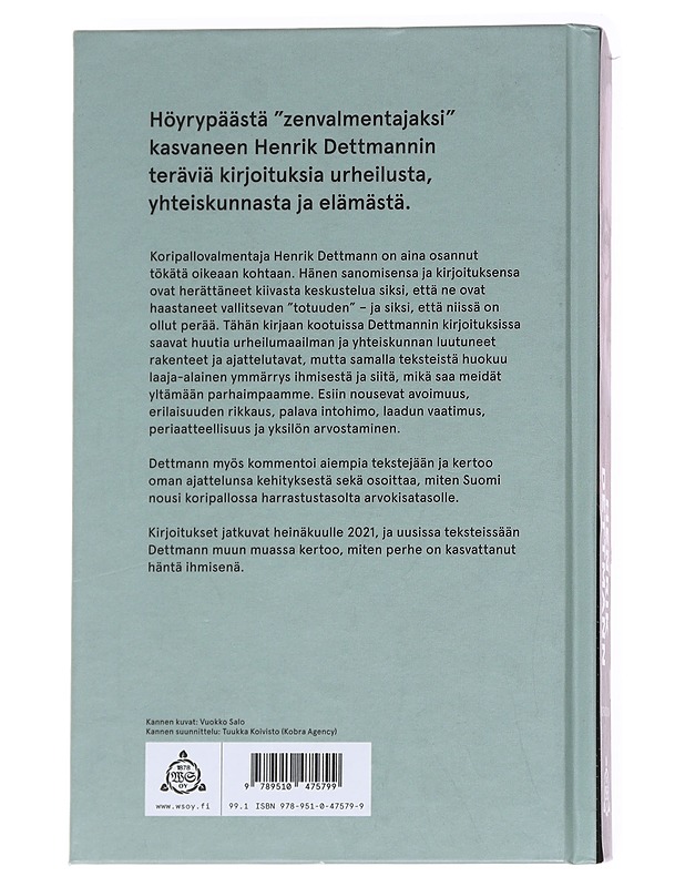 Kopautuksia : kirjoituksia elämästä ja urheilusta - Dettmann, Henrik - Elämäkerrat ja muistelmat - 10105628942 - 1