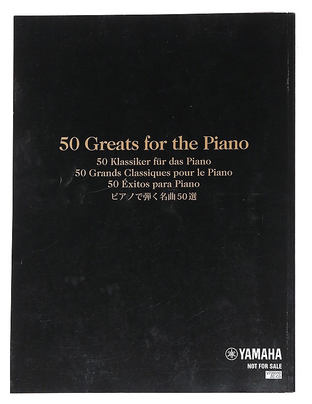 50 Greats for the Piano - Musiikki- ja elokuvakirjat - 10105628946 - 1