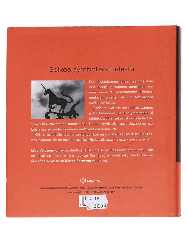Mitä symbolit kertovat - Väisänen, Liisa - Taide- ja kulttuurikirjat - 10105628952 - 1