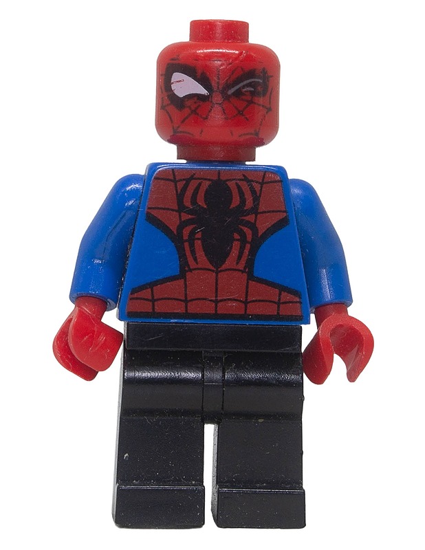 LEGO Spider-Man 1, Blue Arms and Legs, Silver Webbing minifiguuri - Lasten figuurit - 10105628957 - 0