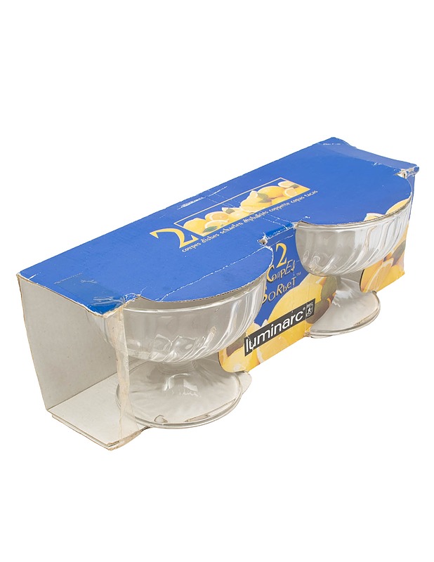 Luminarc Sorbet : lasisten jäätelökulhojen (2 kpl pakkaus) - Lasit - 10105628967 - 0