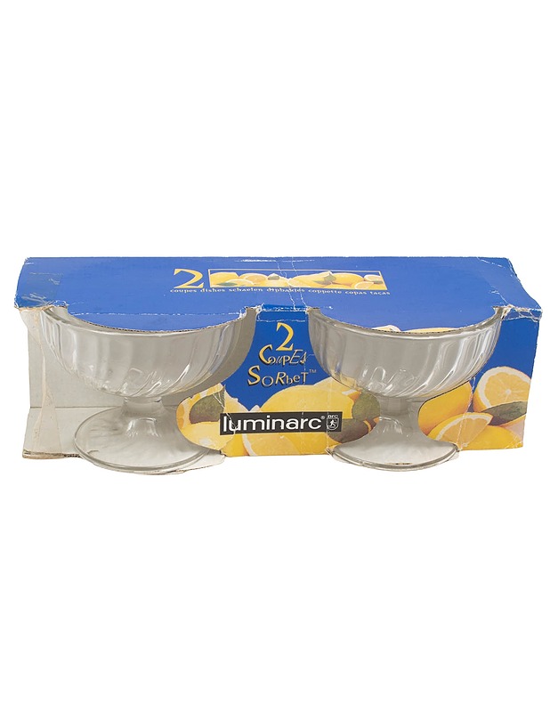 Luminarc Sorbet : lasisten jäätelökulhojen (2 kpl pakkaus) - Lasit - 10105628967 - 1