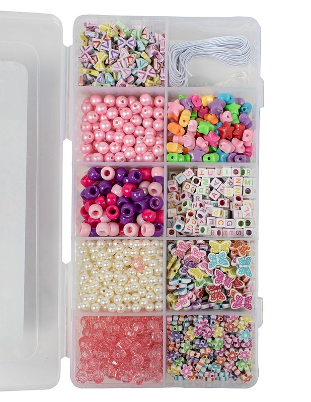 CRELANDO Carft Bead set -askarteluhelmisarja, noin 1900 kpl/pkt - Askartelu - 10105628968 - 0