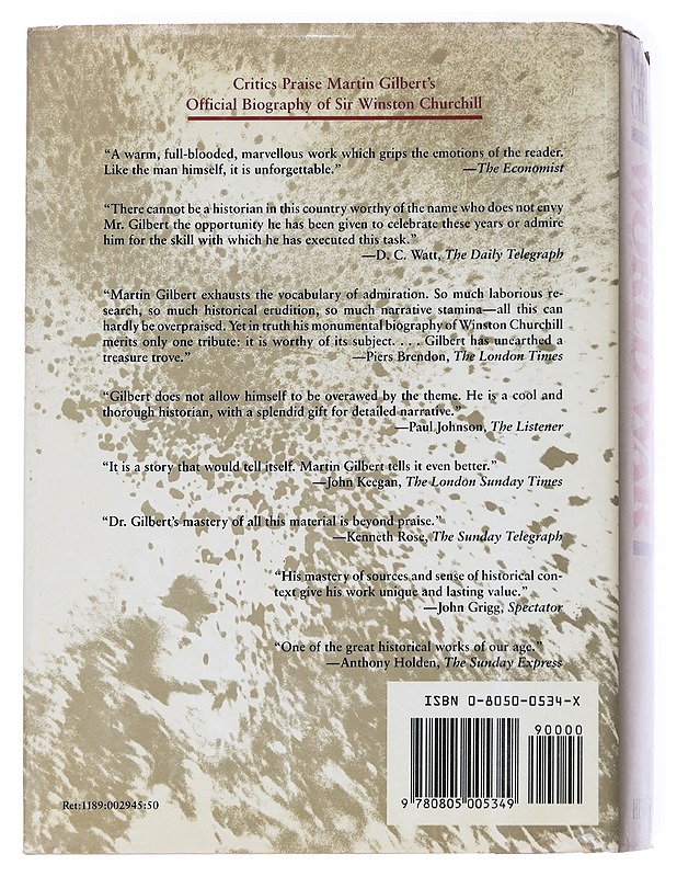 The Second World War - Martin Gilbert - Historiakirjat - 10105628976 - 1