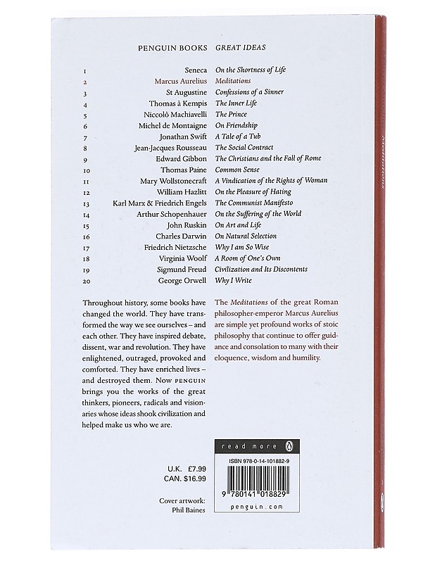 Meditations - Marcus Aurelius - Romaanit ja novellit - 10105628986 - 1